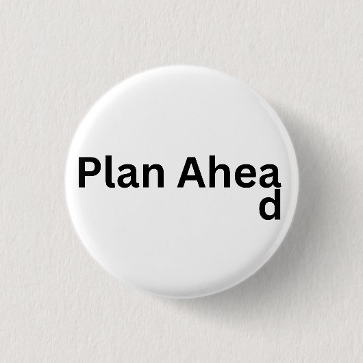 Altijd plannen ronde button 3,2 cm (Voorkant)
