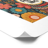 Altijd positieve vibes poster (Hoek)