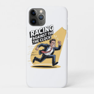 Altijd racen tegen de klok iPhone 11 pro hoesje