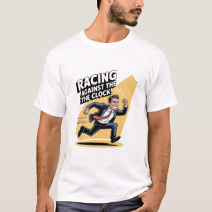 Altijd racen tegen de klok t-shirt
