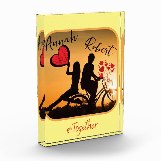 Altijd romantische liefde fotoblokken (Links)