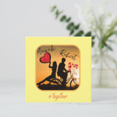 Altijd Romantische Liefde Kaart (Staand voorkant)