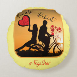 Altijd romantische liefde rond kussen