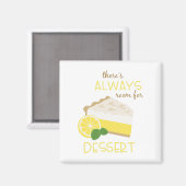 Altijd ruimte voor dessert magneet (Voorkant / Achterkant)