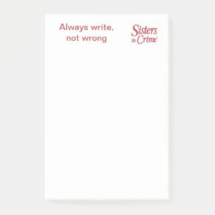 Altijd schrijven, nooit verkeerde opmerkingen post-it® notes