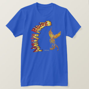 Altijd stijgende Phoenix-Mannen, uitgerust met een T-shirt