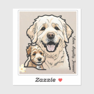 "Altijd thuis" Sticker