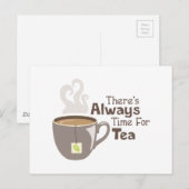 Altijd tijd thee briefkaart (Voorkant / Achterkant)