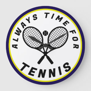 Altijd tijd voor tennis grote klok