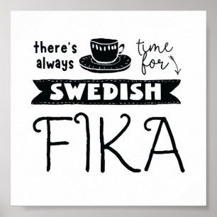 Altijd tijd voor Zweeds Poster Fika