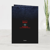 Altijd welkom feestdagen kaart (Achterkant)