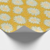 Altijd zonnebloem geel cadeaupapier (Hoek)