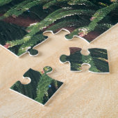 Altijdgroene naaldboom conifeer legpuzzel (Zijkant)