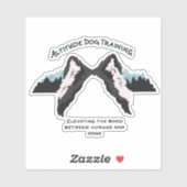 Altitude dog training die cut sticker (Vel)