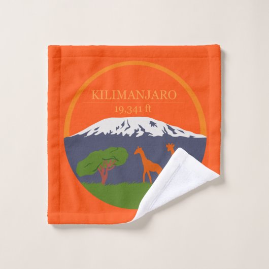 Altitude du Kilimandjaro (Gant de toilette)