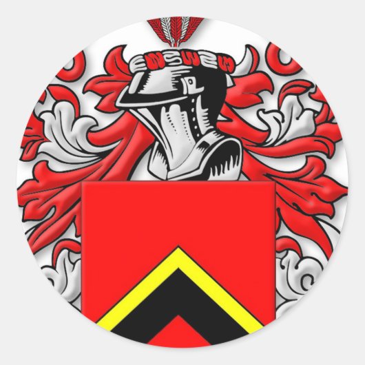 Altman Wapen Ronde Sticker (Voorkant)