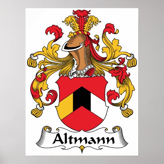 Altmann Family Crest Poster (Voorkant)