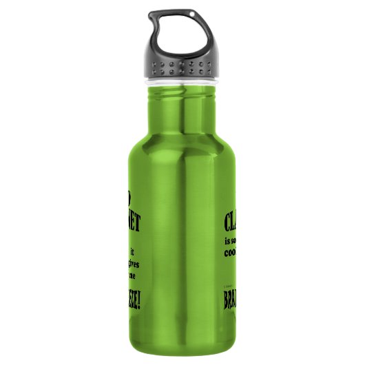 Alto Clarinet, Brain Freeze Waterfles (Achterkant)