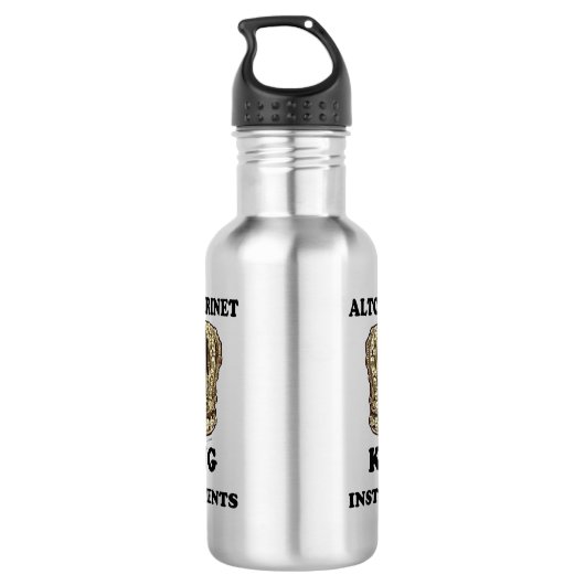 Alto Clarinet King of Instruments Waterfles (Achterkant)