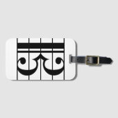 Alto Clef Bagagelabel (Voorkant (horizontaal))