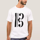 Alto Clef / C-Clef T-shirt (Voorkant)