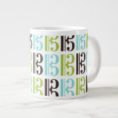 Alto Clef Pattern Jumbo Mok (Voorkant rechts)