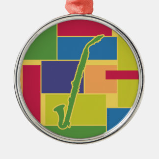Alto Klarinet Colorblocks Ornament