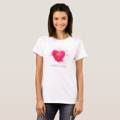 Alto Musical Heart Singing Part T-shirt (Voorkant volledig)