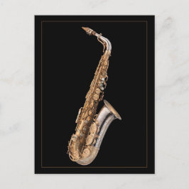 Alto saxofone briefkaart