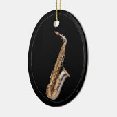 Alto saxofone keramisch ornament (Links)