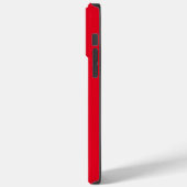 Alto Saxofoon op Red  Case-Mate iPhone Case (Achterkant / Links)