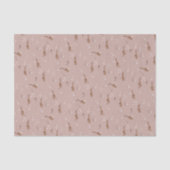 Alto Saxophone Pattern on Light Rose Pink Tissuepapier (Voorkant)