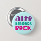 Alto Singers Rock Gift Ronde Button 5,7 Cm (Voorkant /achterkant)