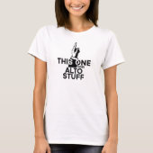 Alto Stuff - Funny Alto Music T-shirt (Voorkant)