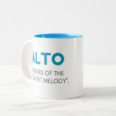 Alto tasse, alto tasse cadeau, Alto membre de choe (Devant gauche)