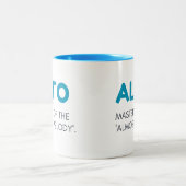 Alto tasse, alto tasse cadeau, Alto membre de choe (Centre)