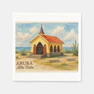 Alto Vista Aruba aquarel Servet