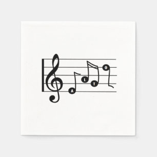Alto Zanger Muzikale Cocktail Servet