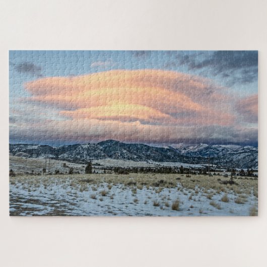 Altocumus Standing Lenticular Clouds Legpuzzel (Horizontaal)