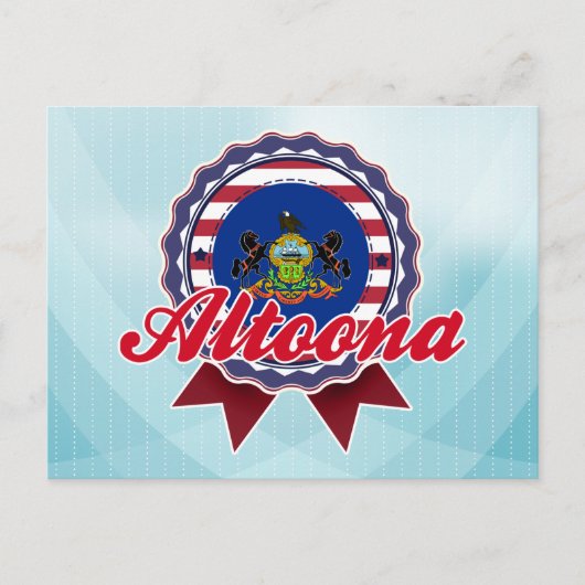 Altoona, PA Briefkaart (Voorkant)