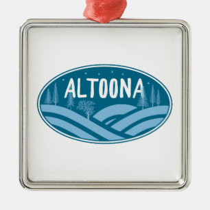 Altoona Pennsylvania buitenshuis Metalen Ornament