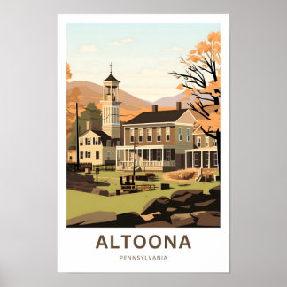 Altoona Pennsylvania Reisprint Poster