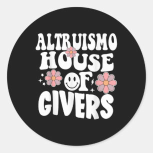 Altruismo House of Givers RCA Givers Outfit Ronde Sticker