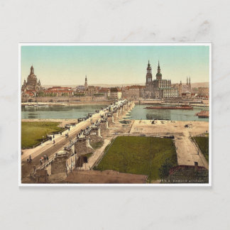 Altstadt, Dresden, gezien vanuit het Ministerie va Briefkaart