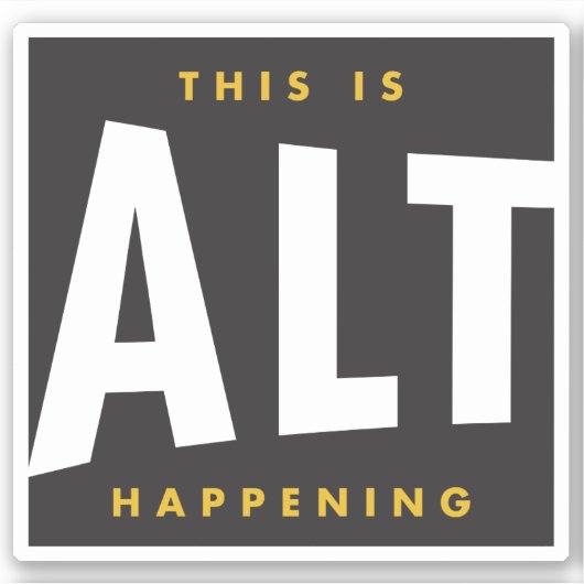 AltThusiast-sticker Sticker (Voorkant)
