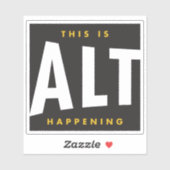 AltThusiast-sticker Sticker (Vel)