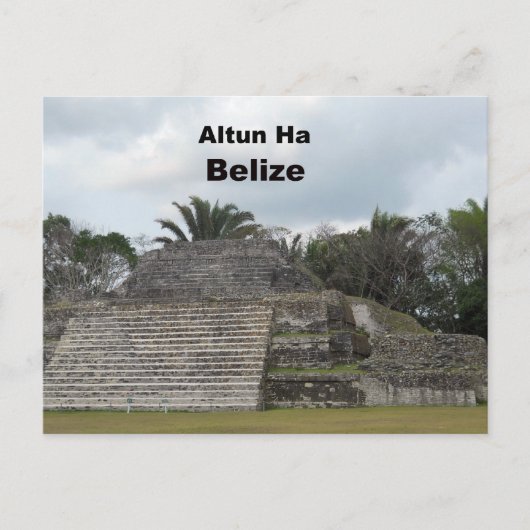 Altun Ha, Belize Briefkaart (Voorkant)