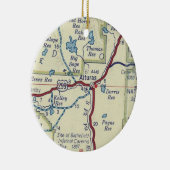 Alturas CA  map Keramisch Ornament (Rechts)