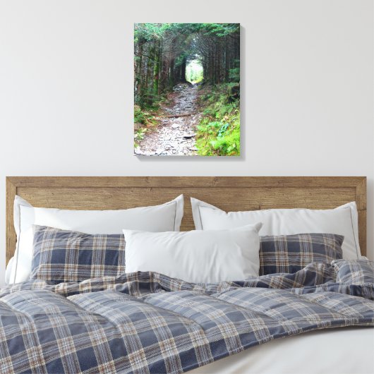 Alum Cave Trail op Mt. LeConte Canvas Afdruk (Insitu (Slaapkamer))