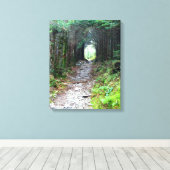 Alum Cave Trail op Mt. LeConte Canvas Afdruk (Insitu (Houten vloer))